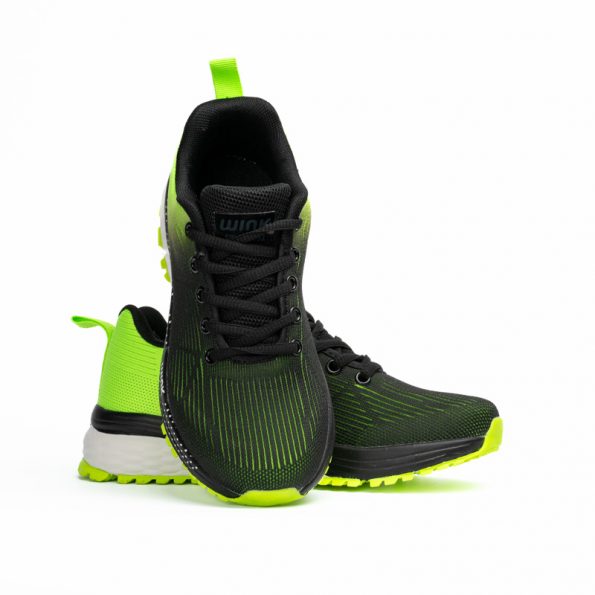 Sneakers Wink FL21 Negru:Lime-3