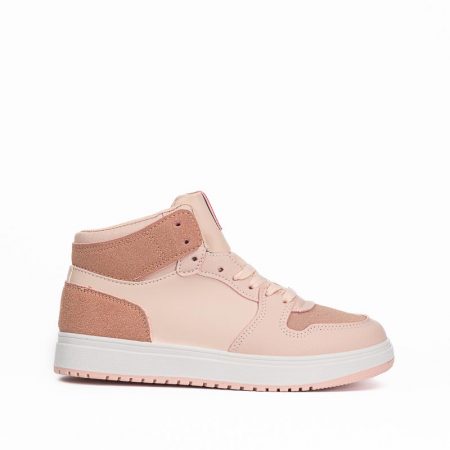 Sneakers înalți Pink-j3057-5