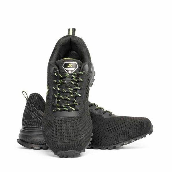 Sneakers I-Cax Go Walk Negru:Lime-3