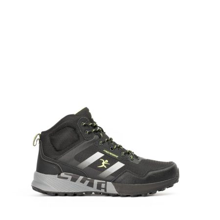 Sneakers I-Cax Progressive Negru/Lime
