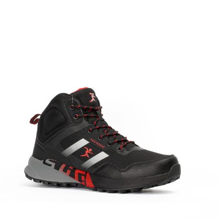 Sneakers I-Cax Progressive Negru/Roșu